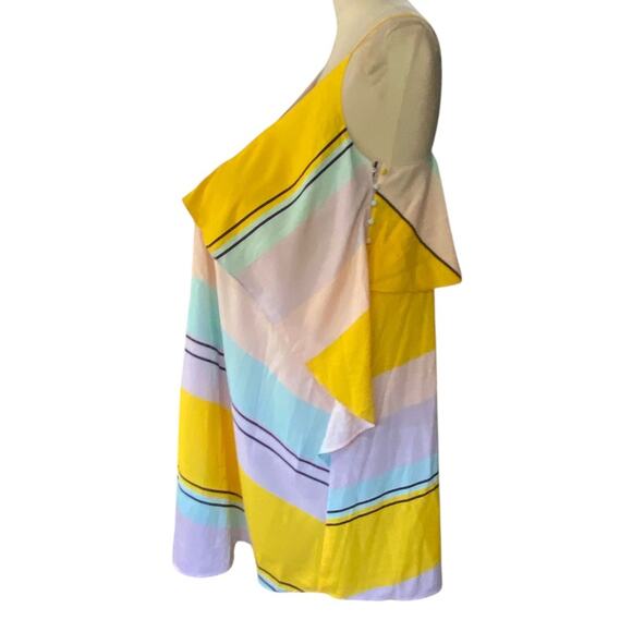 ASOS MATERNITY Stripe Crop Top Maxi Dress Size 6 - Picture 2 of 7